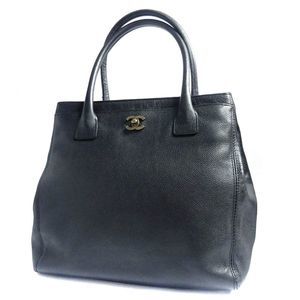 Chanel Caviar Skin Executive Tote Bag Black